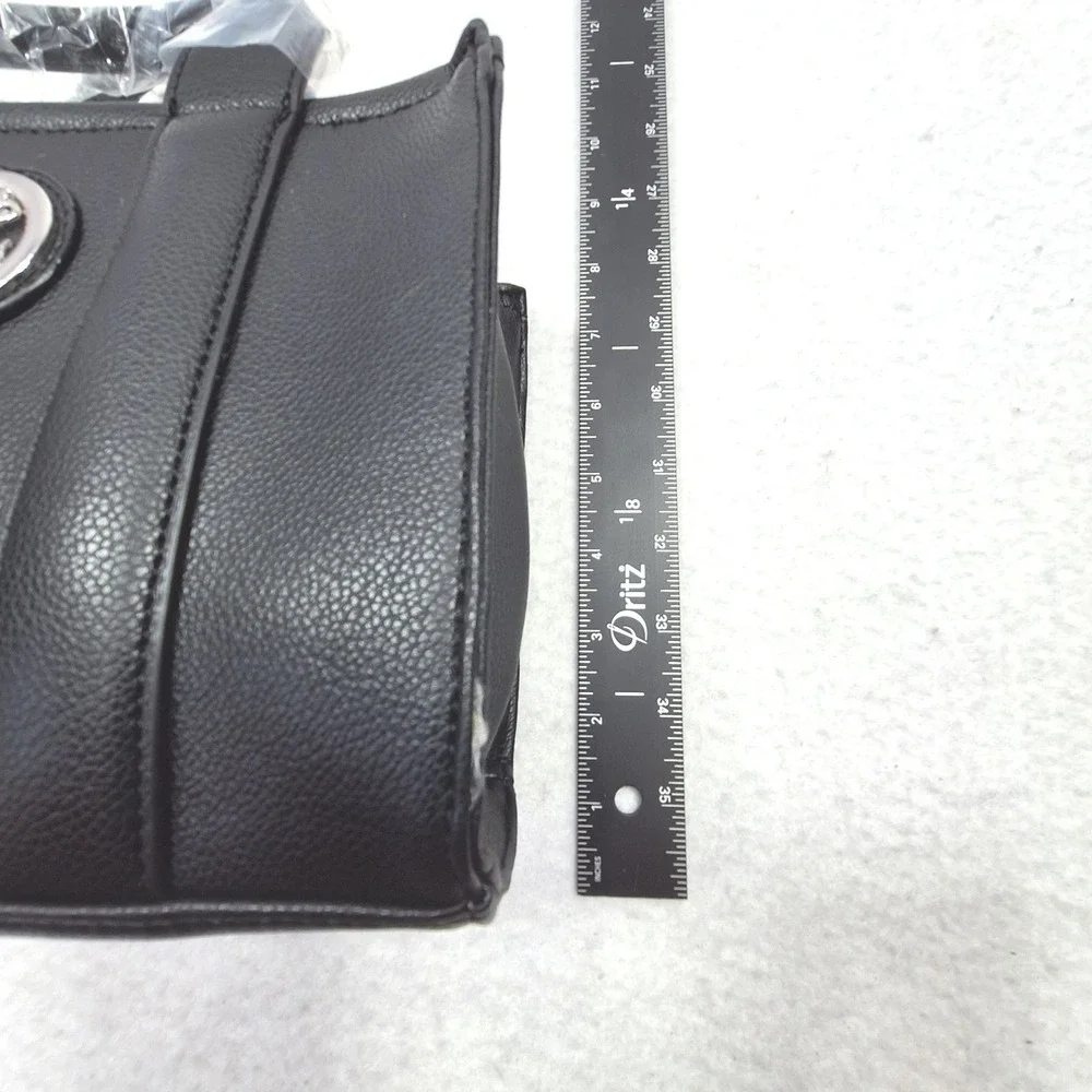 CXL by Christian Lacroix Vally Tote Womens Small Black Pebbled Structured Bag‎